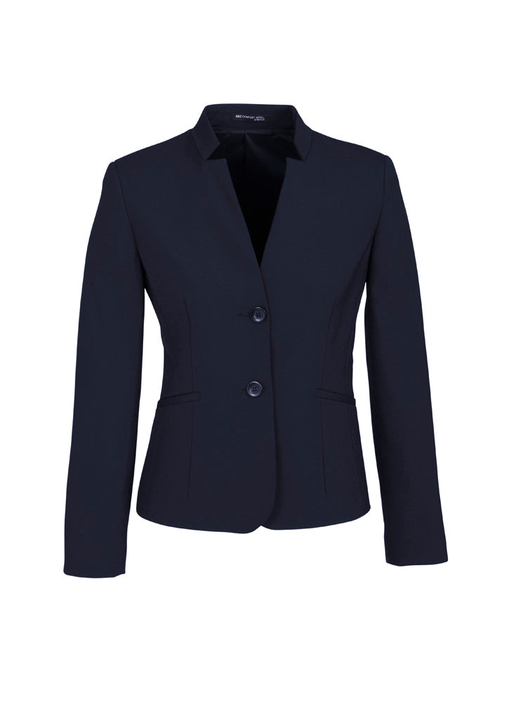 Womens Short Jacket with Reverse Lapel