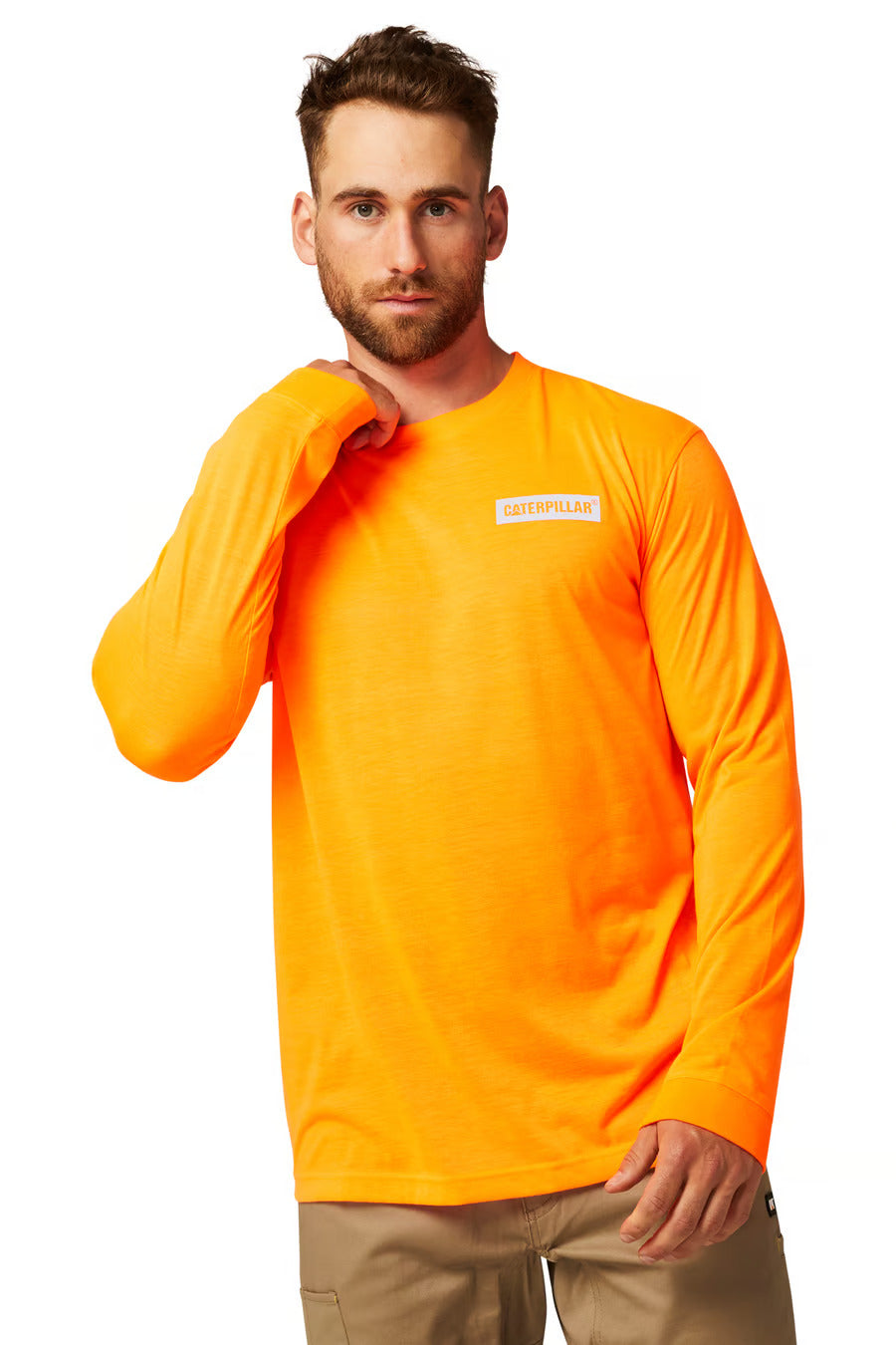 CAT Triton Hi-Vis L/S Tees