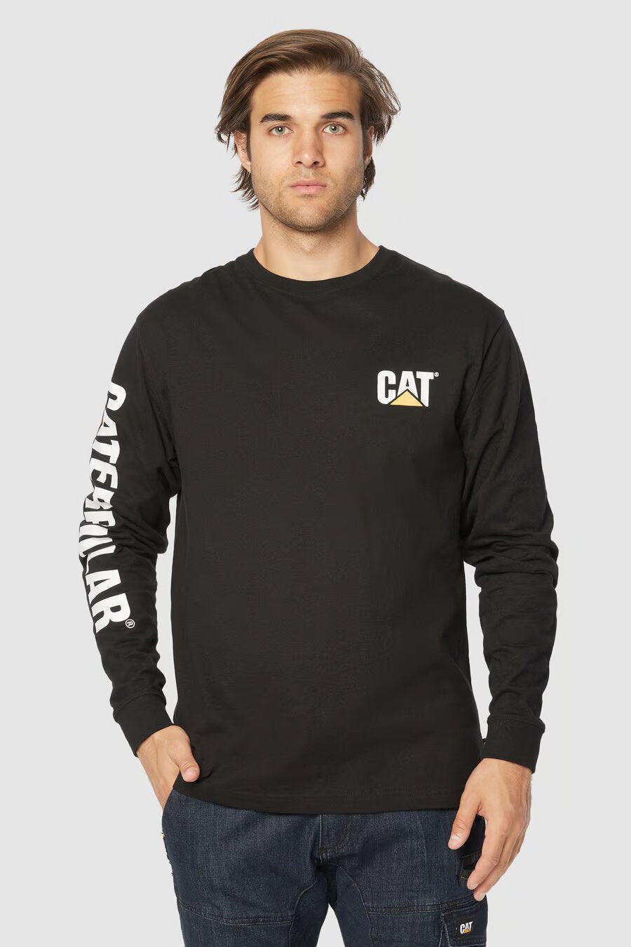 CAT Trademark L/S Banner Tees