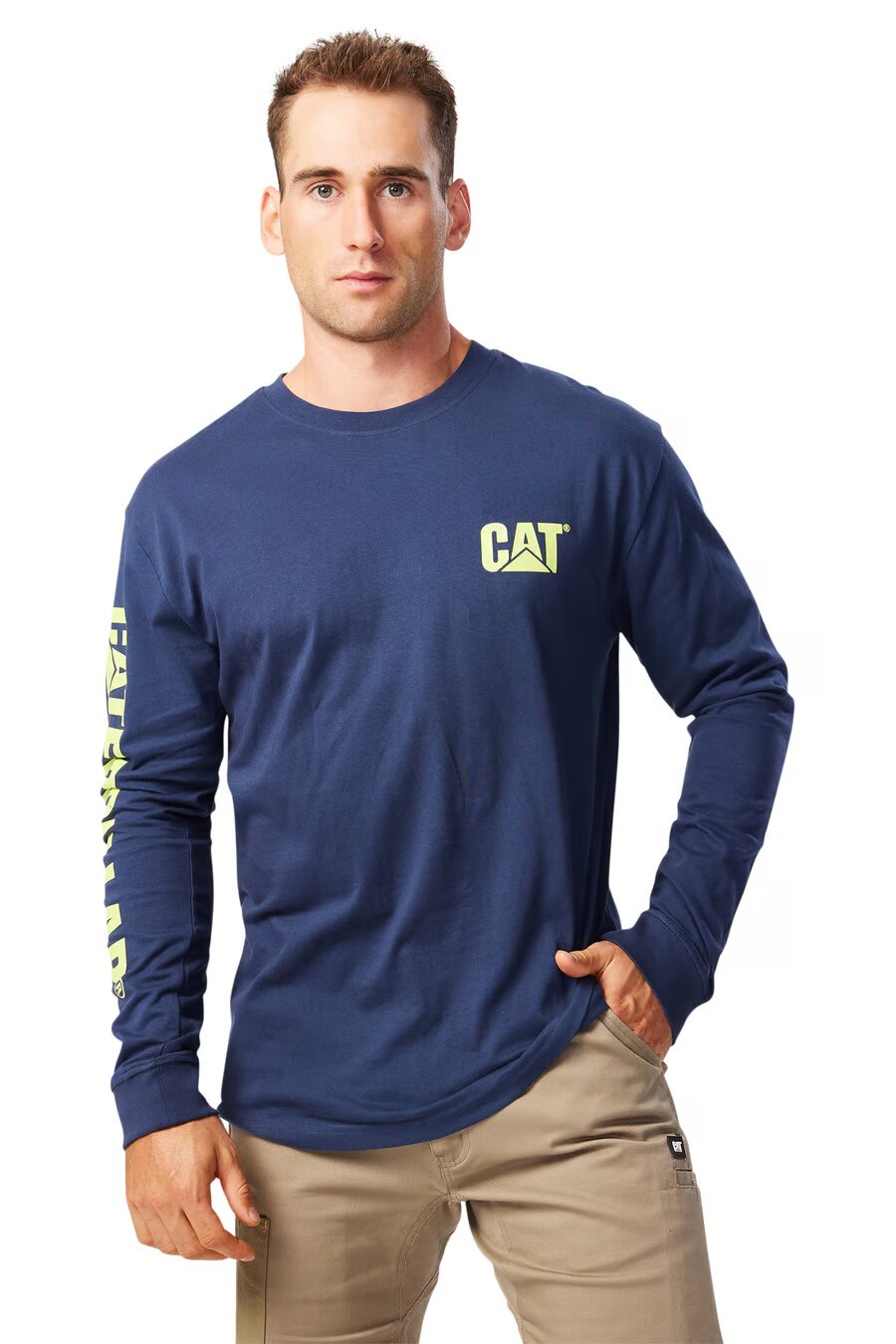 CAT Trademark L/S Banner Tees