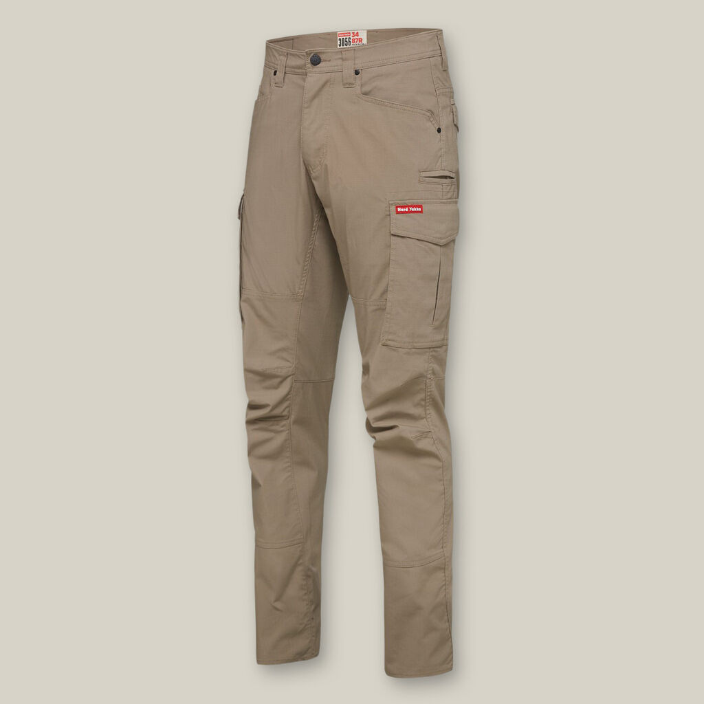 Hard Yakka Ripstop Slim Fit Cotton Cargo Pants