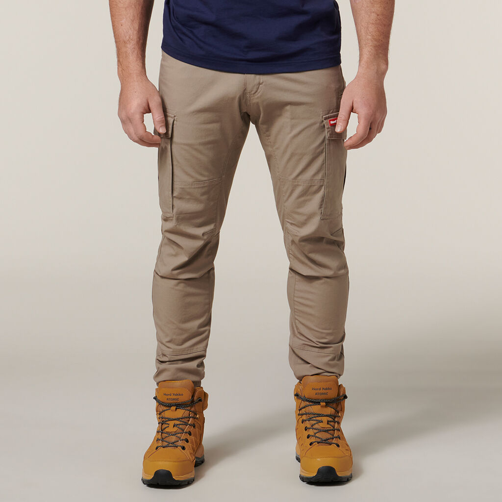 Hard Yakka Cuffed Cotton Cargo Work Pants