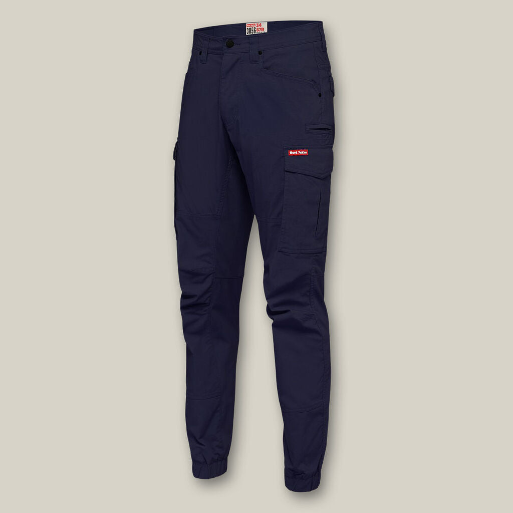 Hard Yakka Cuffed Cotton Cargo Work Pants