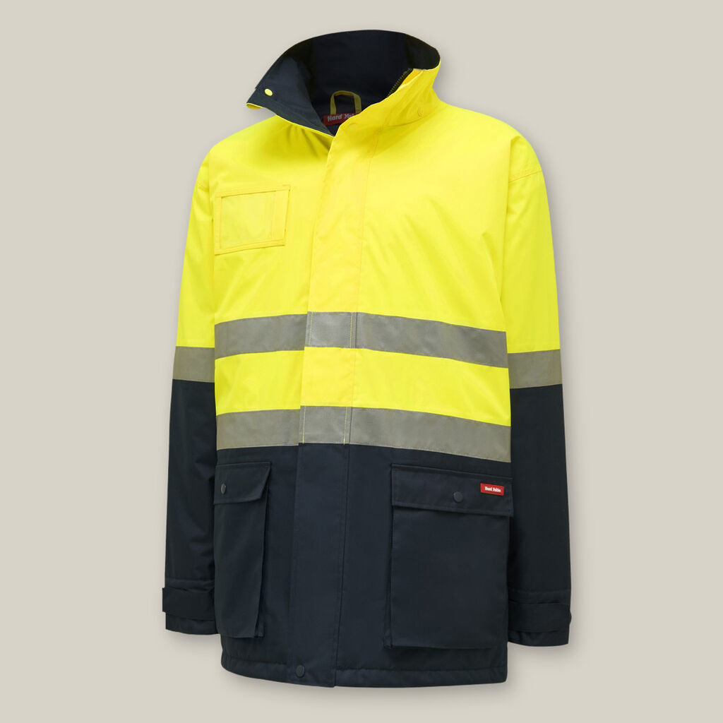 Hard Yakka Core Hi-Vis 2 Tone Quilted Waterproof Jackets