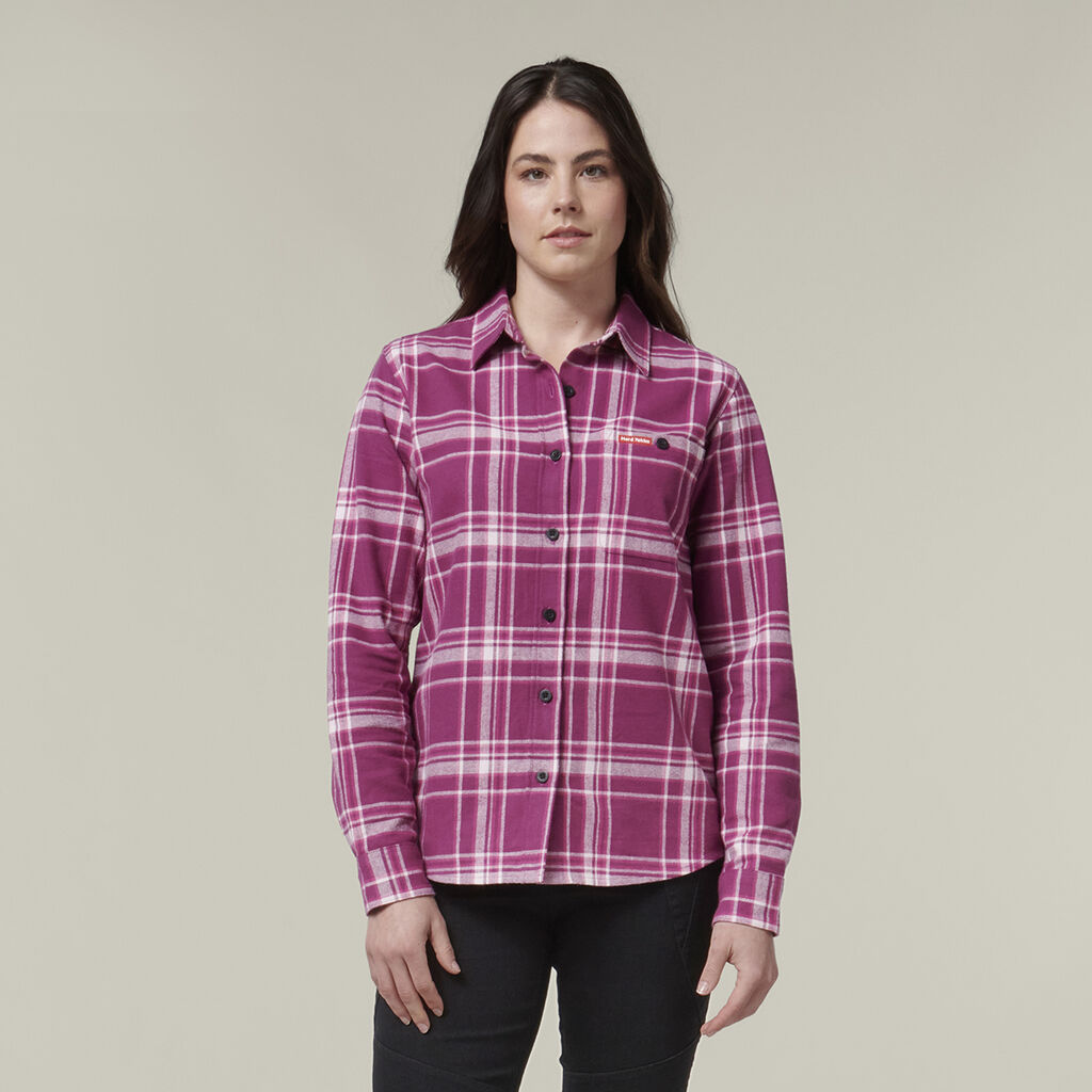 Hard Yakka Women's Check Flannies