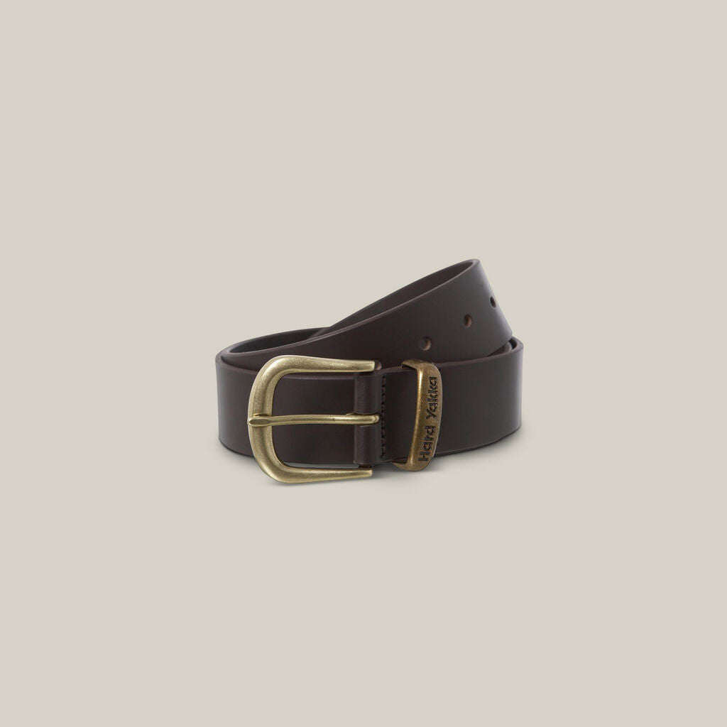 Hard Yakka Hy Leather & Brass Buckle Belts