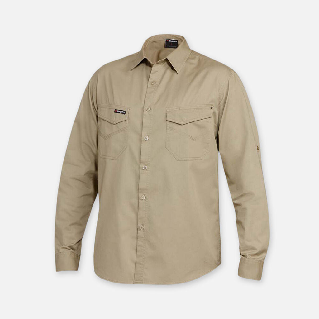 KingGee Tradies Cotton Drill L/S Work Shirts