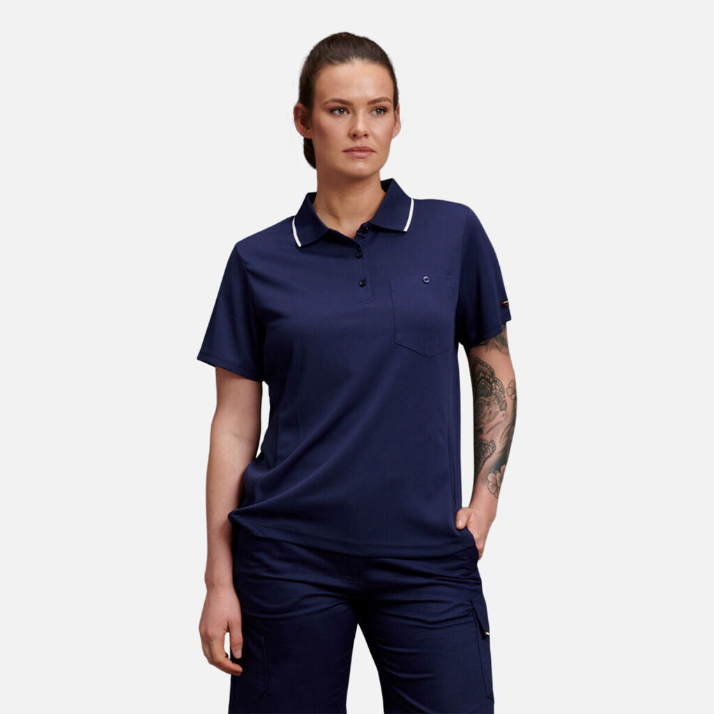 KingGee Women's Workcool Hyperfreeze S/S Polo Shirts