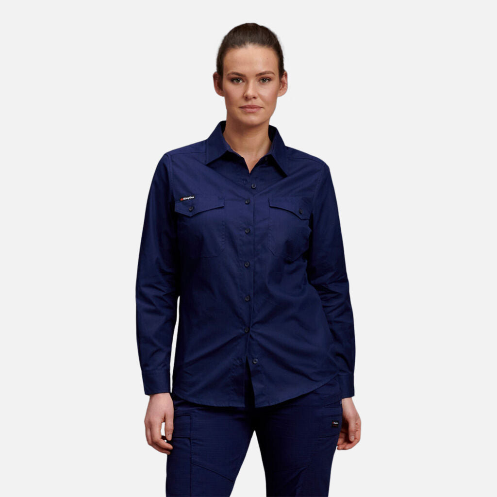 KingGee Women's Workcool 2 Ripstop Work Shirts