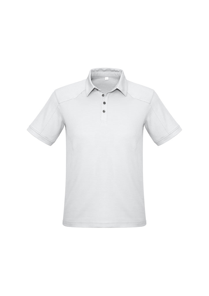Image of a man wearing an Oxbow Cotton Polyester Men's Polo at a casual gathering.