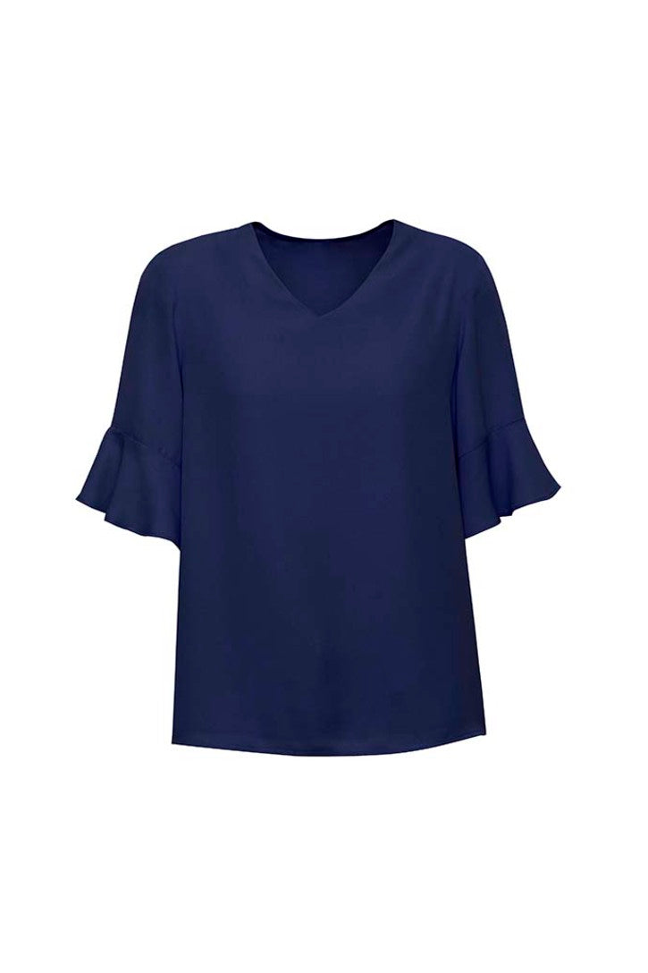 Aria Fluted Sleeve Blouse