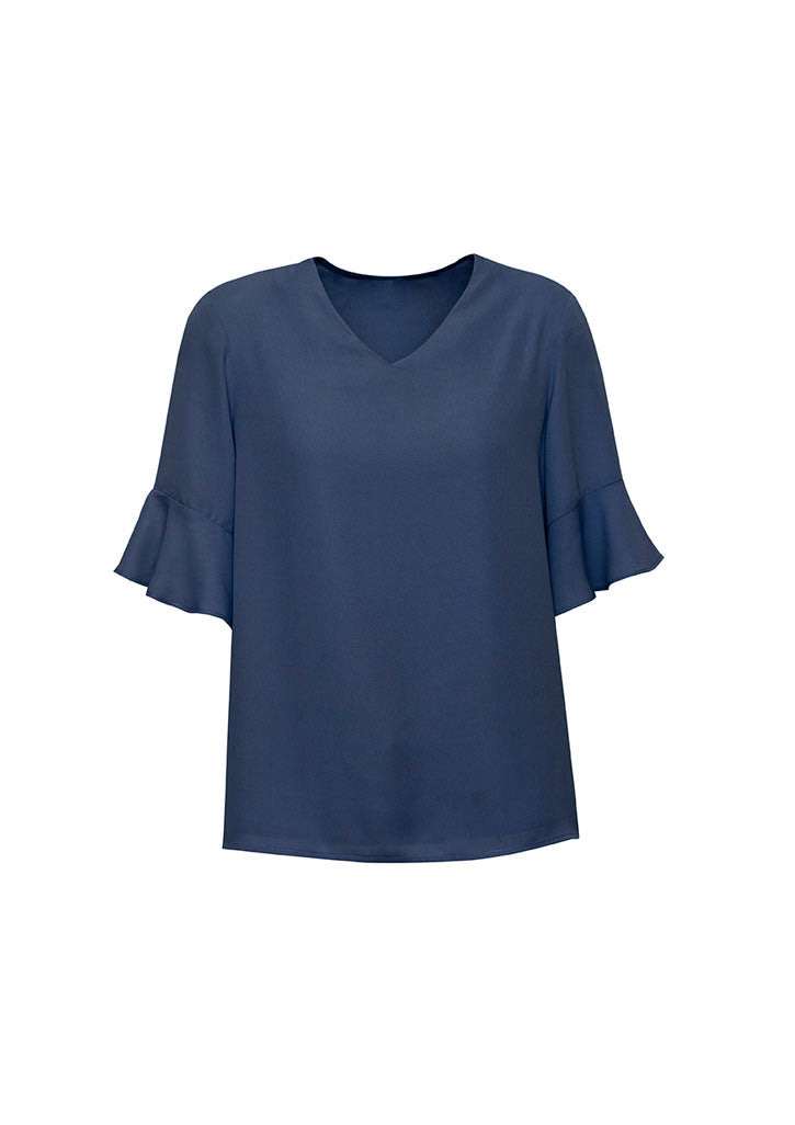 Aria Fluted Sleeve Blouse