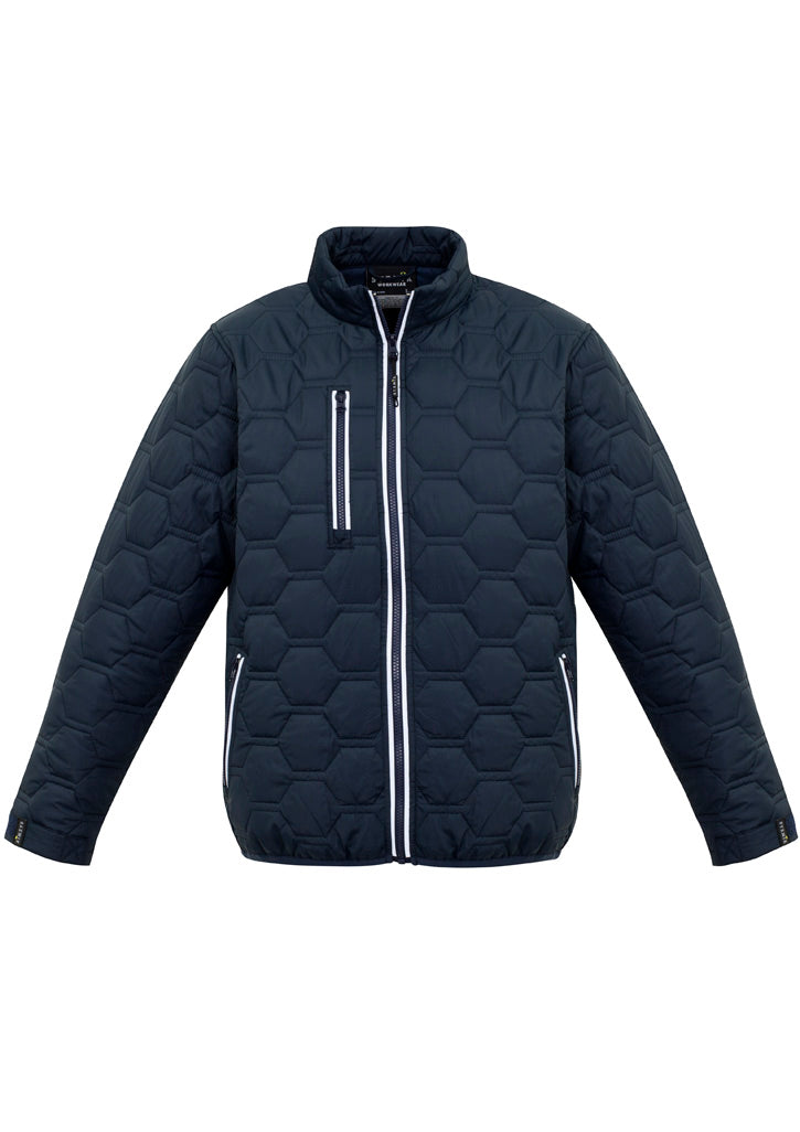 Unisex Hexagonal Puffer Jackets