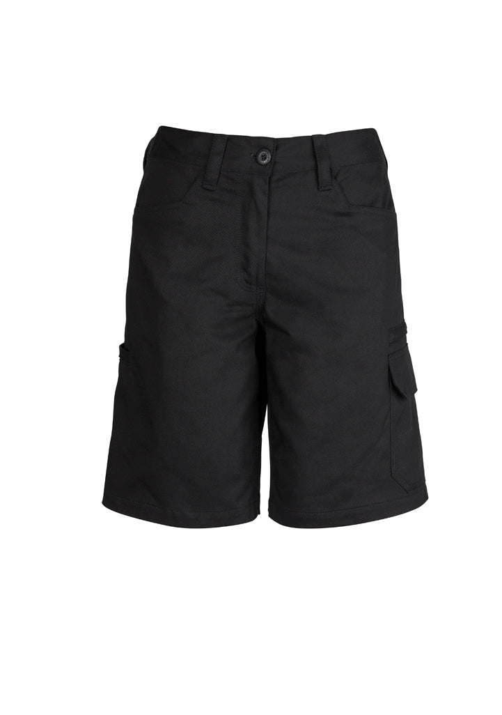 Womens Plain Utility Shorts