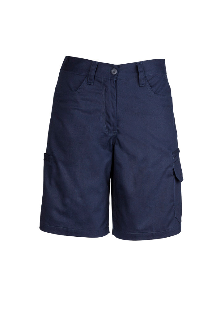 Womens Plain Utility Shorts