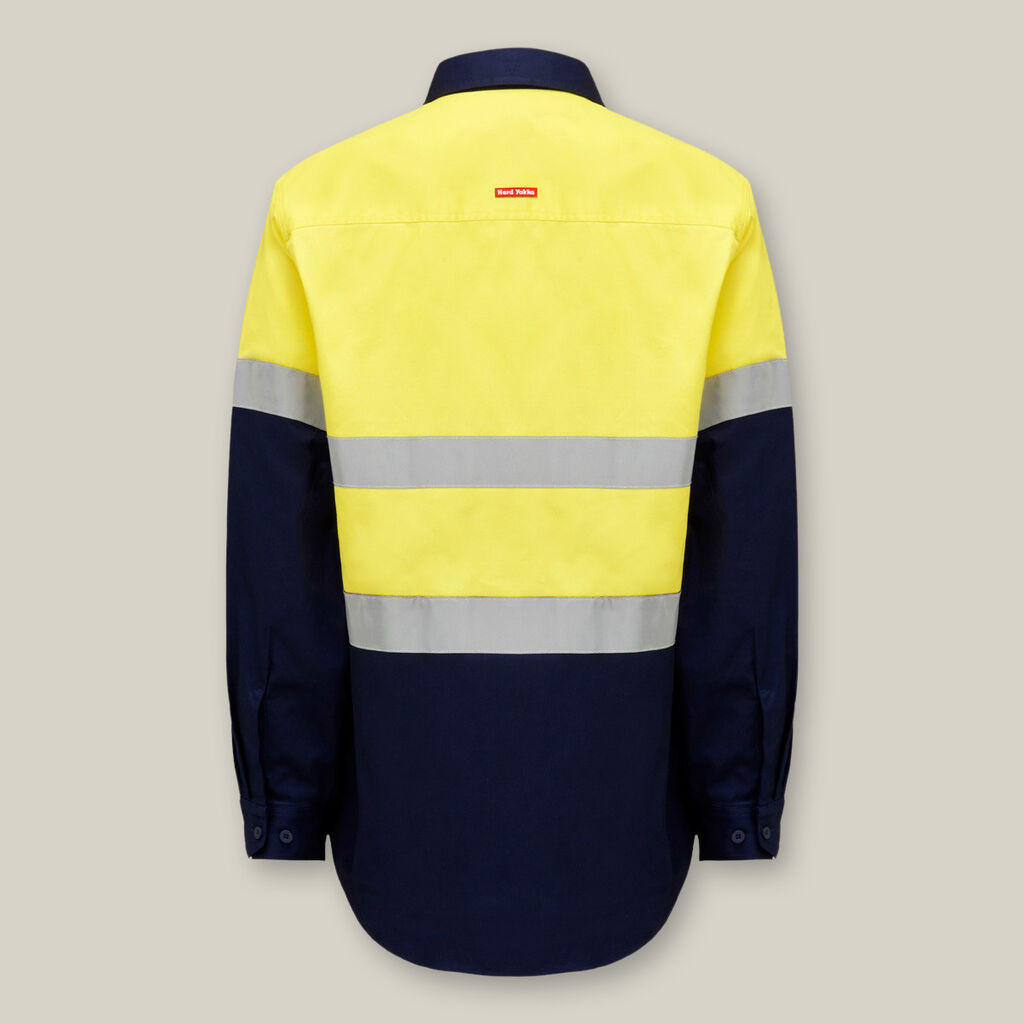 Hard Yakka Core Hi-Vis L/S Heavyweight Closed Front Shirts