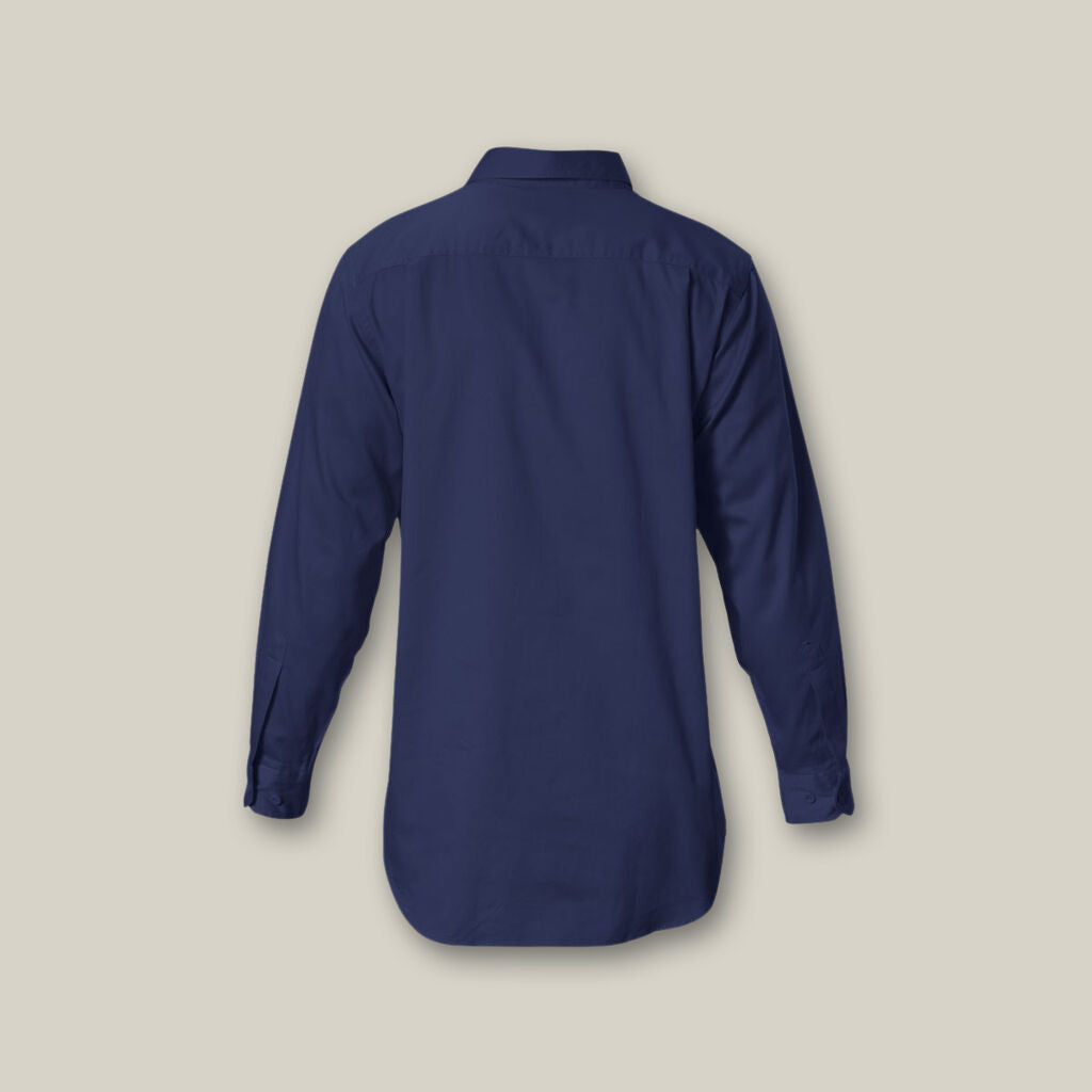 Hard Yakka L/S Closed Front Cotton Drill Work Shirts