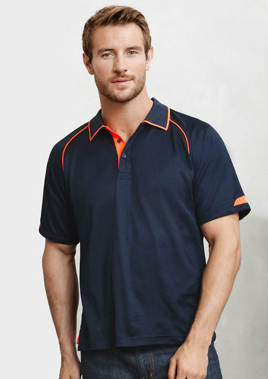 Image showing a man wearing an Emporio Quick Dry Men's Polo during a hot day at the park.