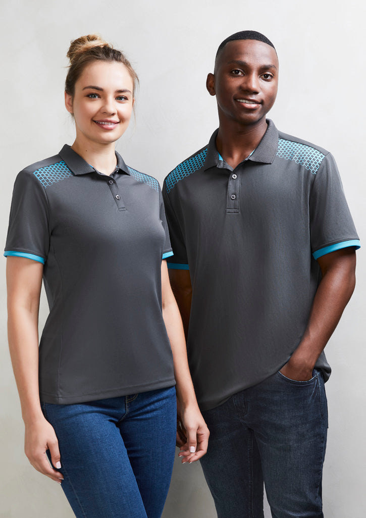 Henley Breathable Polyester Mens Polos