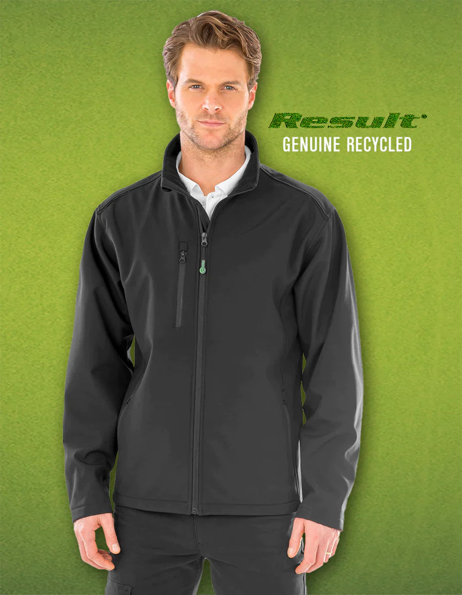 Result Adult Printable Recycled 3-Layer Softshell Jacket