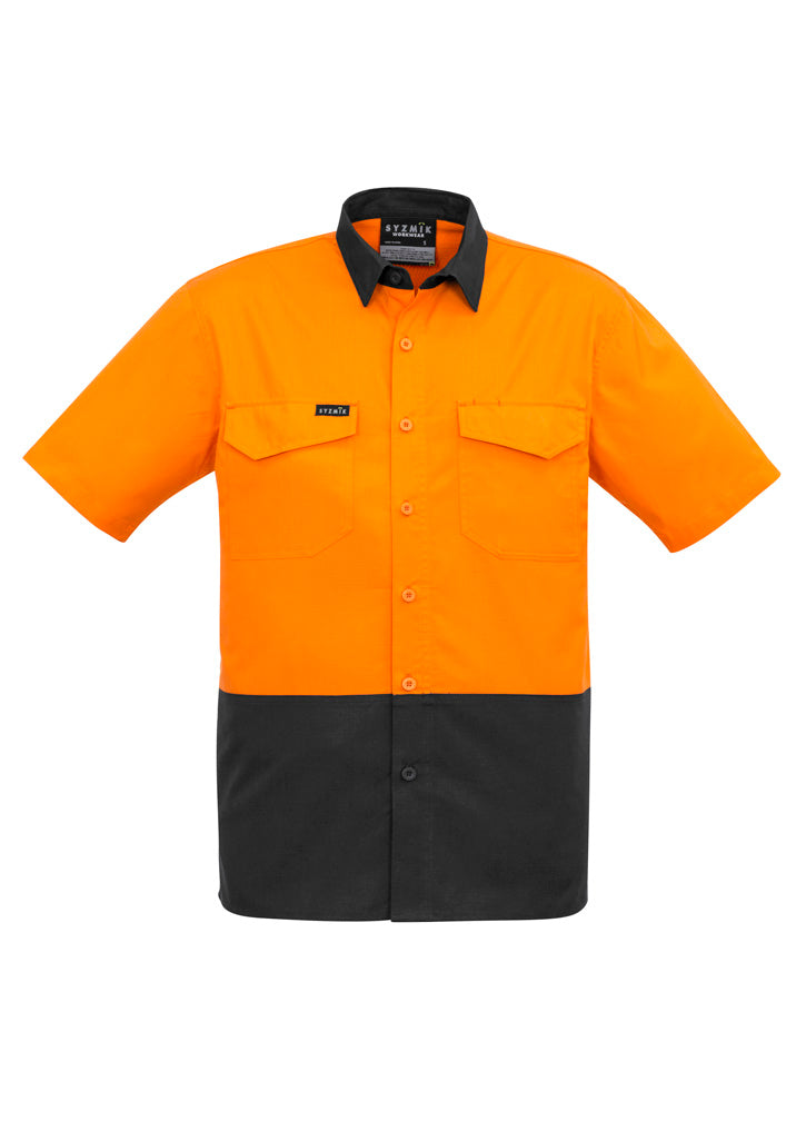 Mens Rugged Cooling Hi Vis S/S Shirt