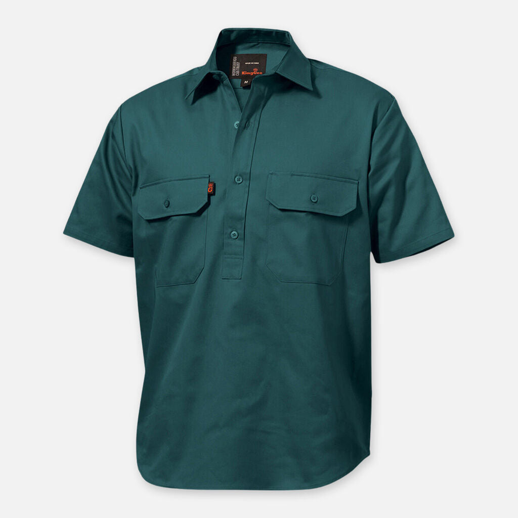 King Gee Originals S/S Closed Front Work Shirts