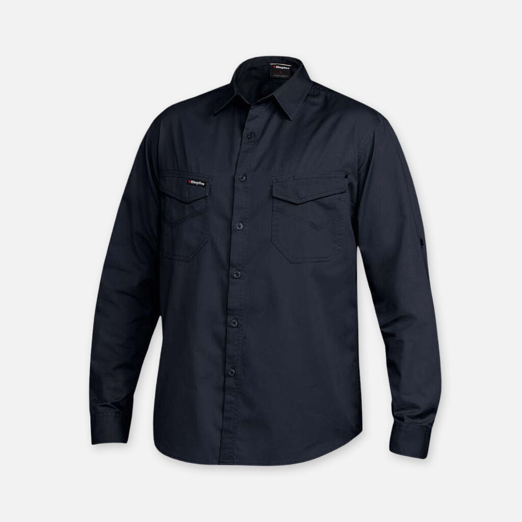 KingGee Tradies Cotton Drill L/S Work Shirts