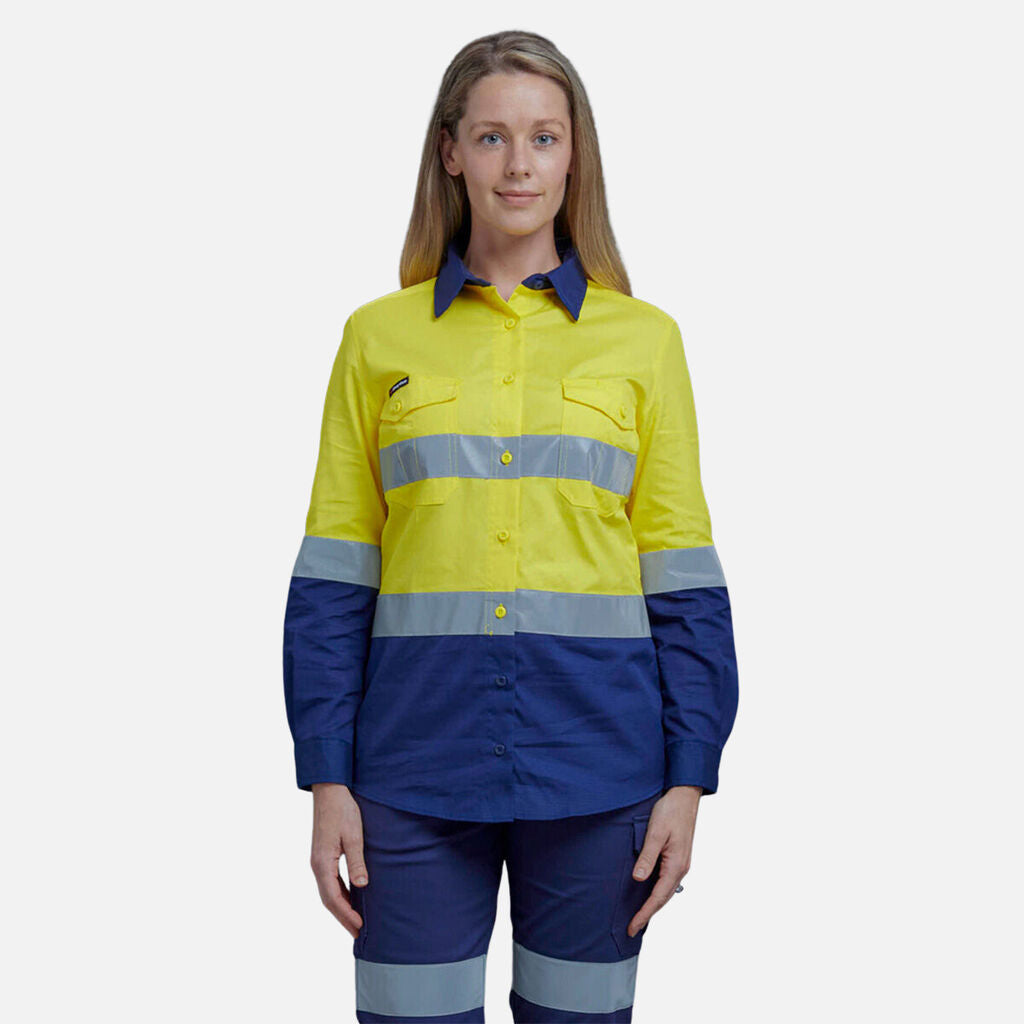 KingGee Women's Workcool 2 Hi-Vis Shirts