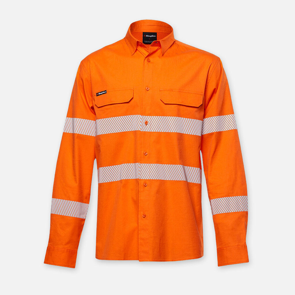 KingGee Workcool Pro Hi-Vis Stretch Work Shirts