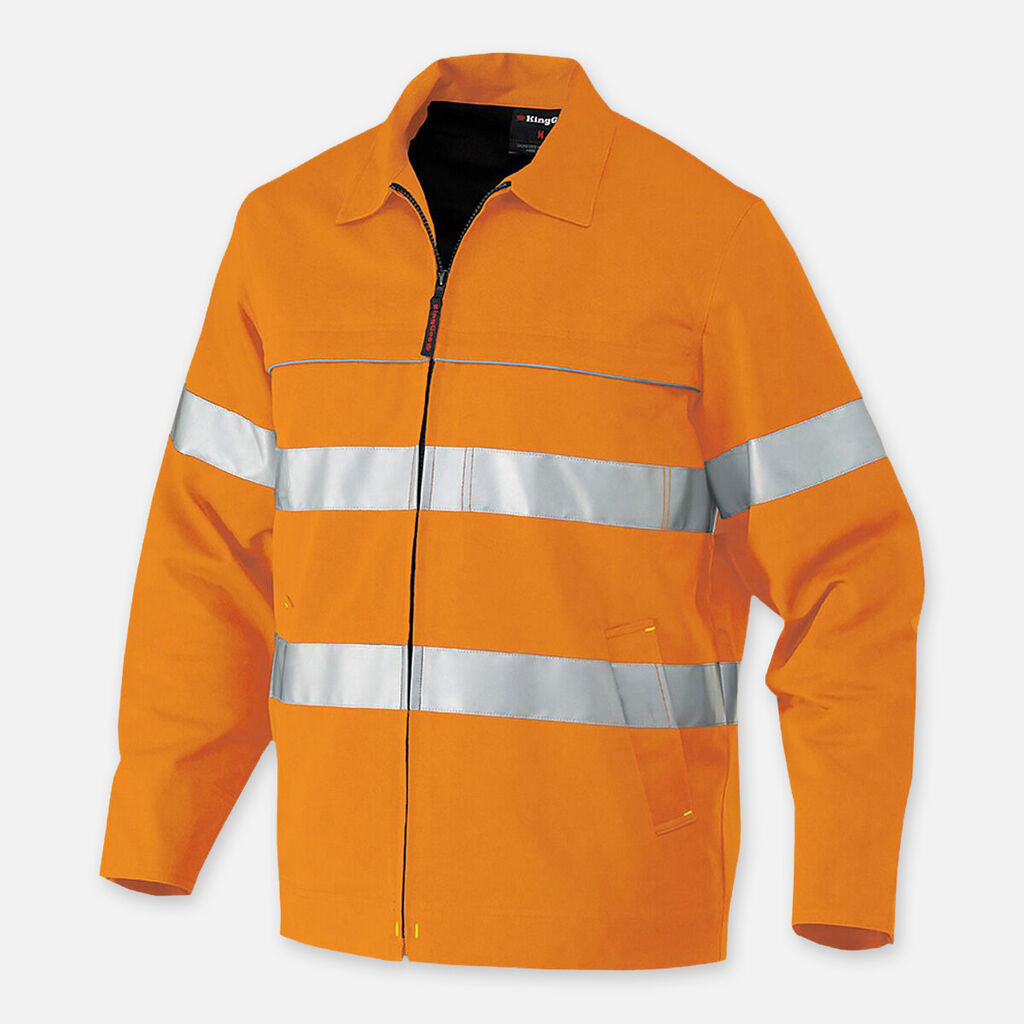 KingGee Hi-Vis Reflective Nano-Tex Work Jackets