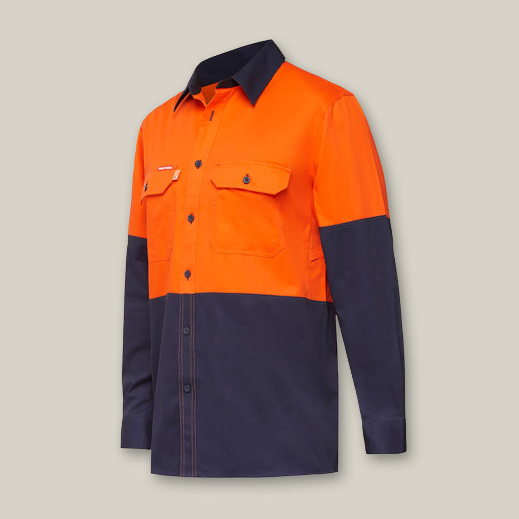 Hard Yakka Koolgear Hi-Vis 2 Tone Vented L/S Shirts