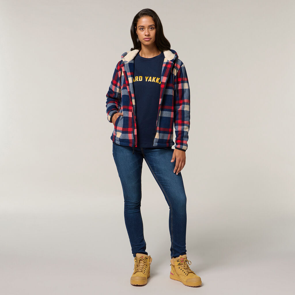 Hard Yakka Womens Check Zoodies