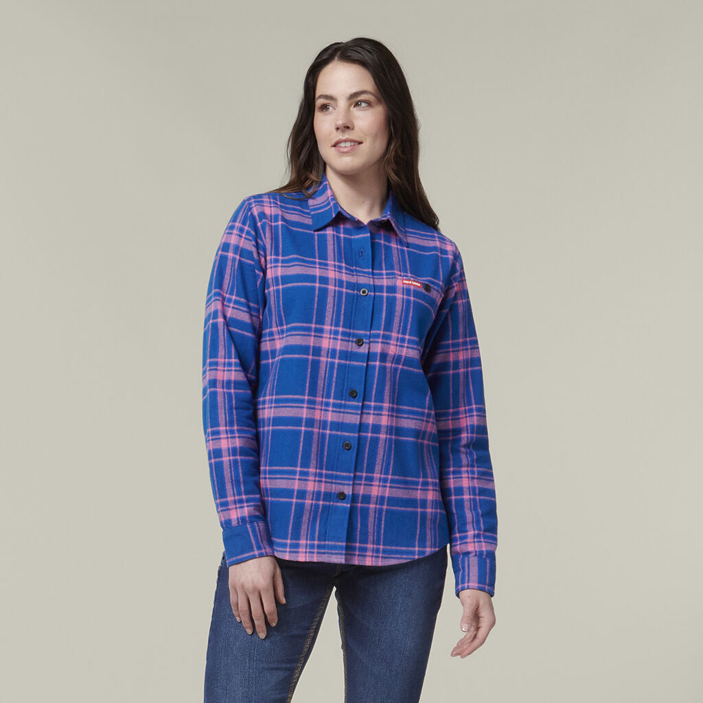 Hard Yakka Women's Check Flannies