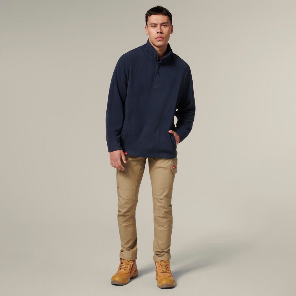 Hard Yakka 1/4 Zip Fleece Workwear Jumpers