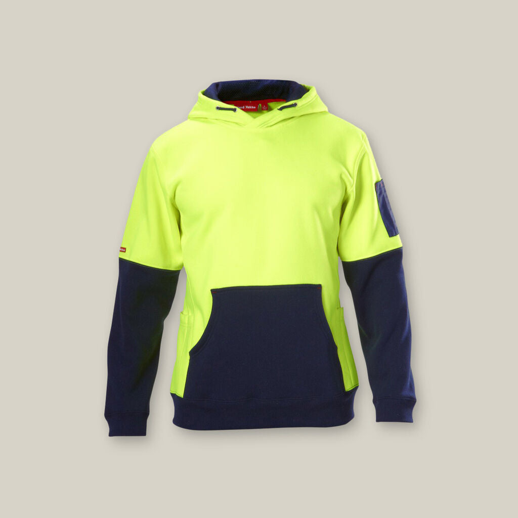 Hard Yakka Hi-Vis 2 Tone Fleece Hoodies