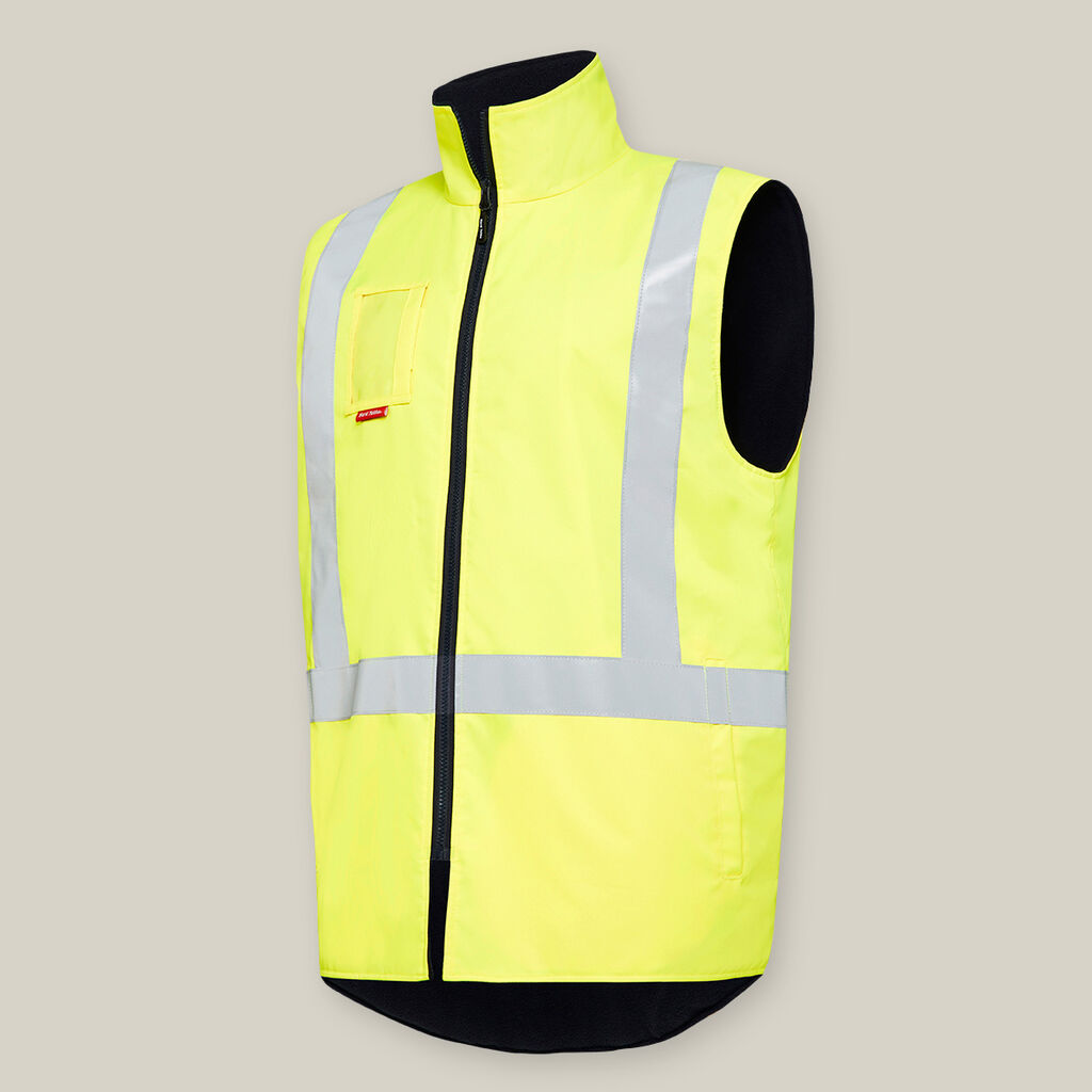 Hard Yakka Hi-Vis Taped All Weather Fleece Vests